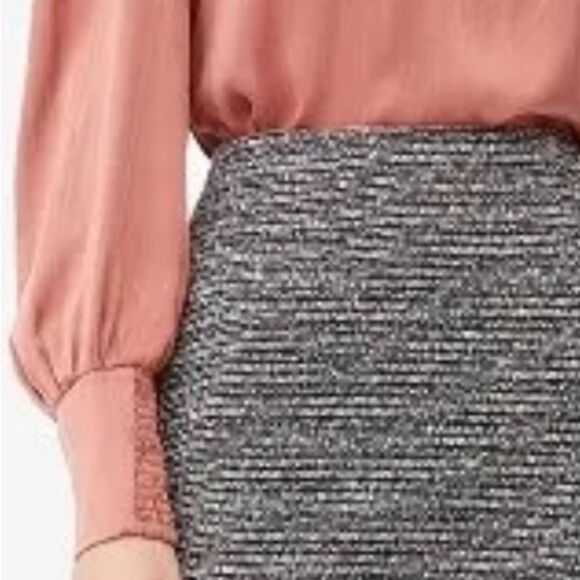 Rebecca Taylor Tailored Long Sleeve Charmeuse Silk Top Burnt Rose NWT size 12 - Picture 9 of 12